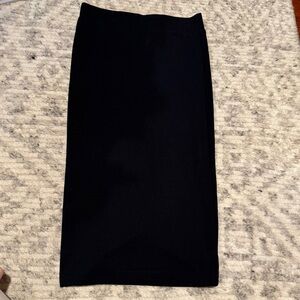 2B Bebe Black Midi Skirt M